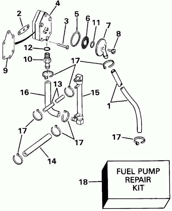 ��������� Evinrude VE100SLESB 1990  - 88 Models Late P����uction