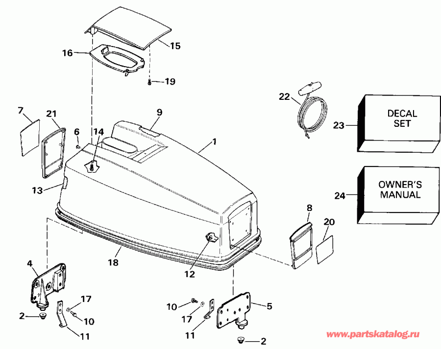 ��������� �������� ����� ������� VE40TELESR 1990  - Evinrude 25-40 - Evinrude 25-40