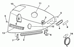   () - Evinrude (Engine Cover - Evinrude)
