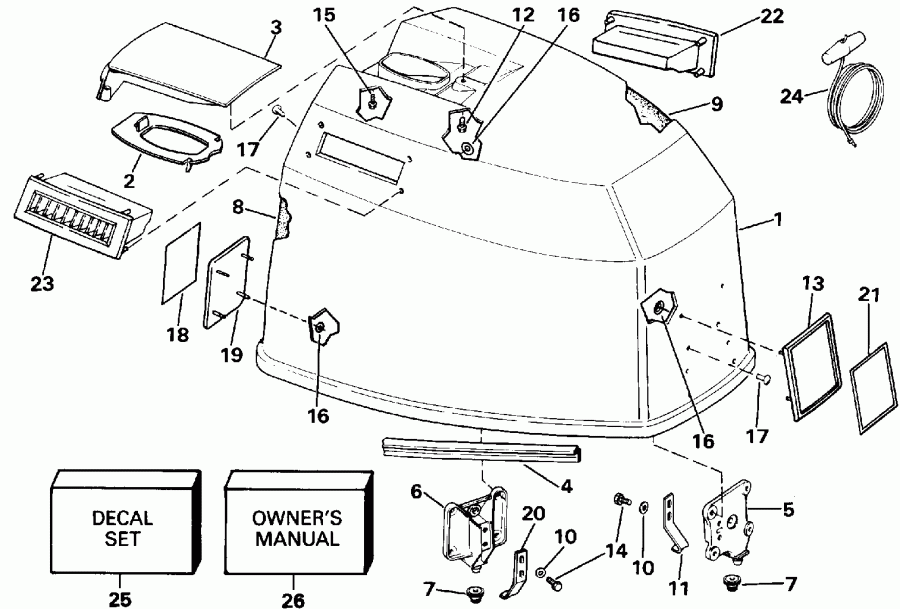 �������� ��������� ����� ������� E115JLEIE 1991  - Johnson