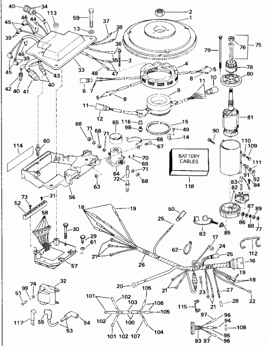   E120TLEIE 1991  - nition System & Starter Motor / nition System &  