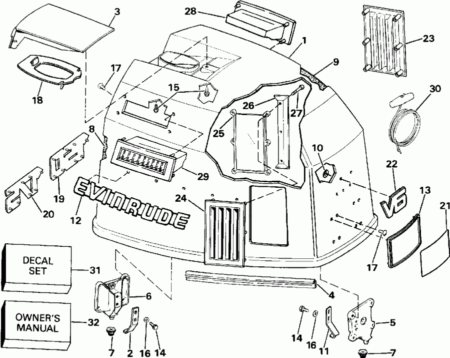 ��������� ������� E175TXEID 1991  - Evinrude / Evinrude