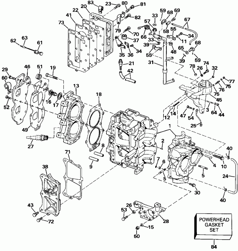 ��������� ����� ������� E30ELEIC 1991  - linder & Crankcase