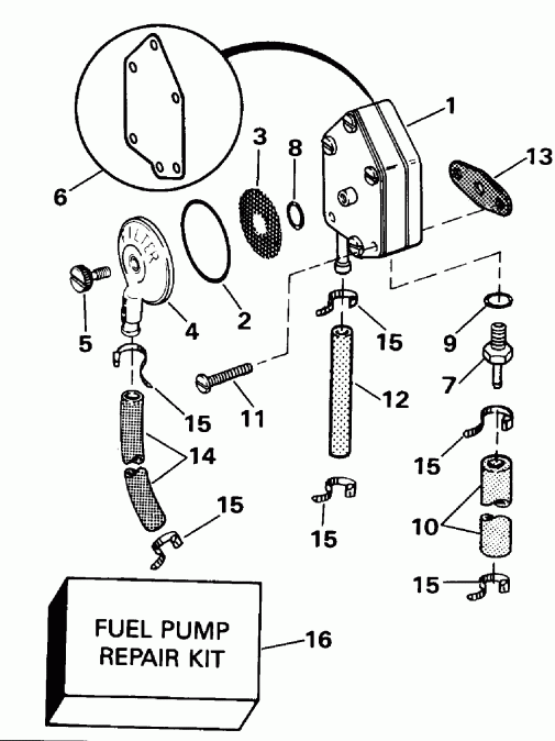  EVINRUDE E30TELEIC 1991  - el  / el Pump