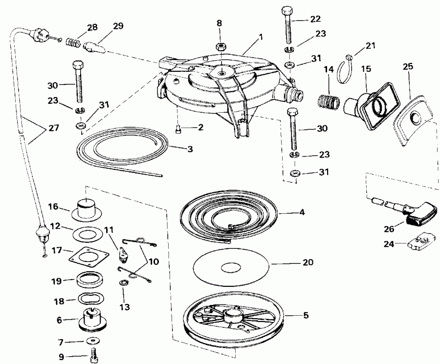�������� ��������� ����� ������� E35REIC 1991  - wind ������� / wind Starter