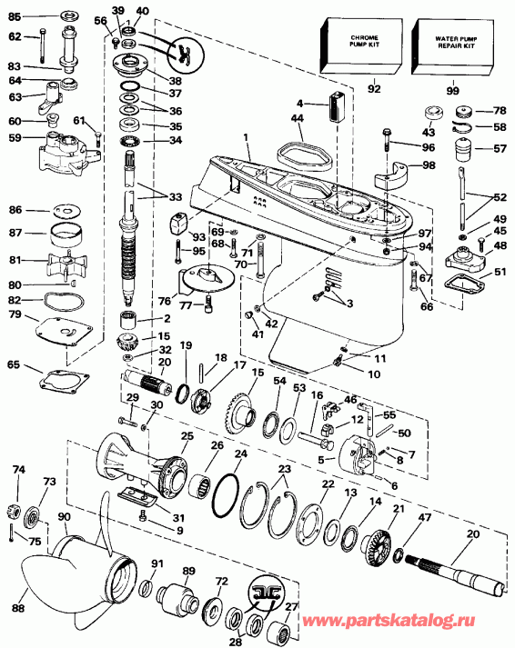 ��������� ����� EVINRUDE E45RCEIA 1991  - arcase - arcase