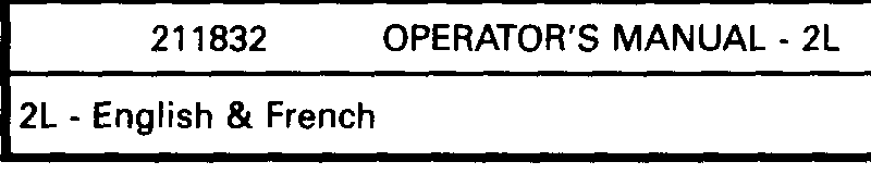 ����� Evinrude E100WTLENE 1992  - terature Chart
