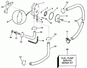   - Electric Start Models (Fuel Pump - Electric Start Models)