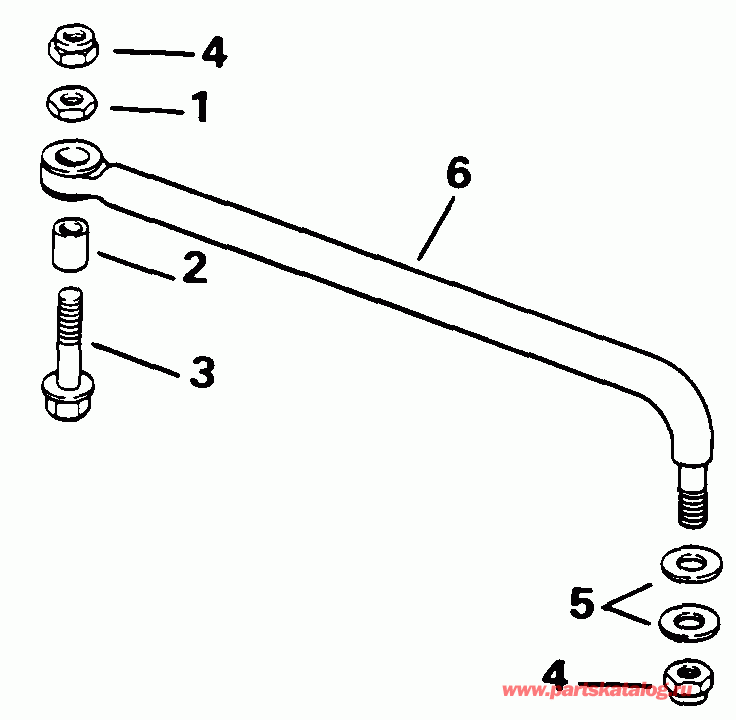 ��������� �������� ����� Evinrude E115TXEND 1992  - ee������ ����������� Kit (w / o ���������������� ��������� �������)