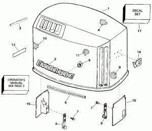   () - Evinrude (Engine Cover - Evinrude)