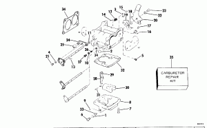   () - Johnson - 200 Stl, Ve200sl (Engine Cover - Johnson - 200 Stl, Ve200sl)