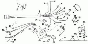   () - Johnson - 200 Stl, Ve200sl (Engine Cover - Johnson - 200 Stl, Ve200sl)