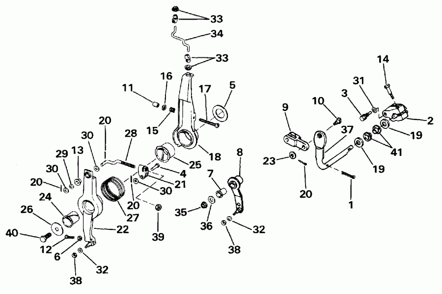  EVINRUDE E225TXENR 1992  - 185, 225 25
