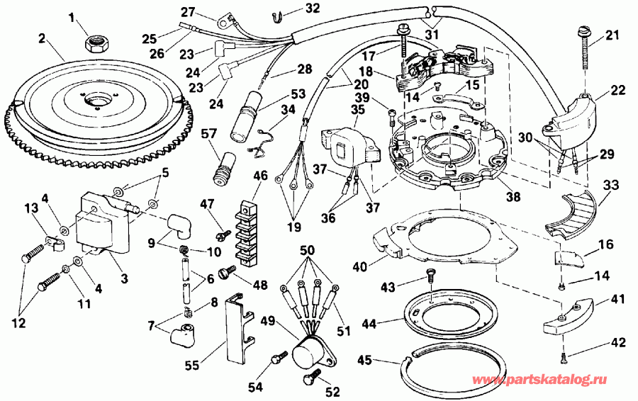  Evinrude E25ELENS 1992  - nition - nition