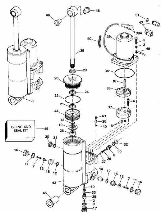 ����� ������� E40TTLENM 1992  - wer Tilt & Trim