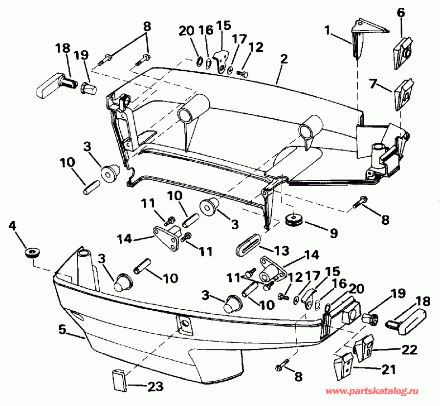 ��������� ����� ������� E50TLENM 1992  - wer Engine Cover - wer ������ ��������� (�����)