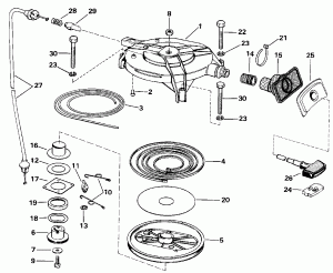   () - Johnson Electric Start Models (Engine Cover - Johnson Electric Start Models)