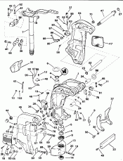 Midsection -    (Midsection - Power Trim/tilt)