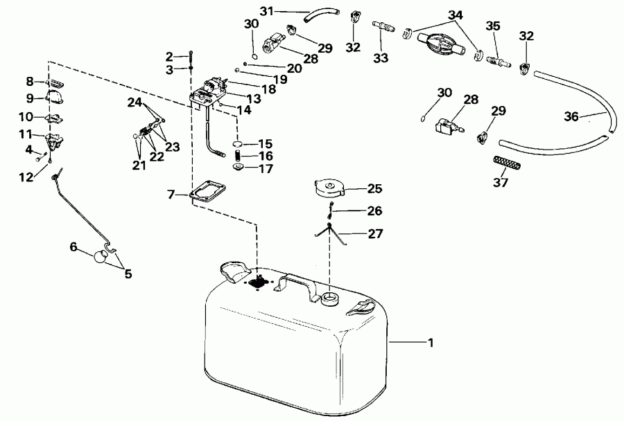 ��������� �������� ����� EVINRUDE VE100SLEND 1992  - t Drive Kit / t Drive Kit