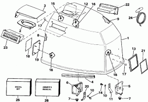   () - Evinrude (Engine Cover - Evinrude)