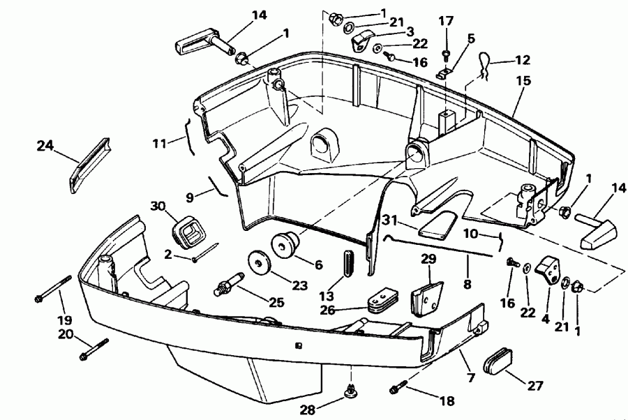 �������� ��������� ����� EVINRUDE VE200TXENE 1992  - wer ������ ��������� (�����)