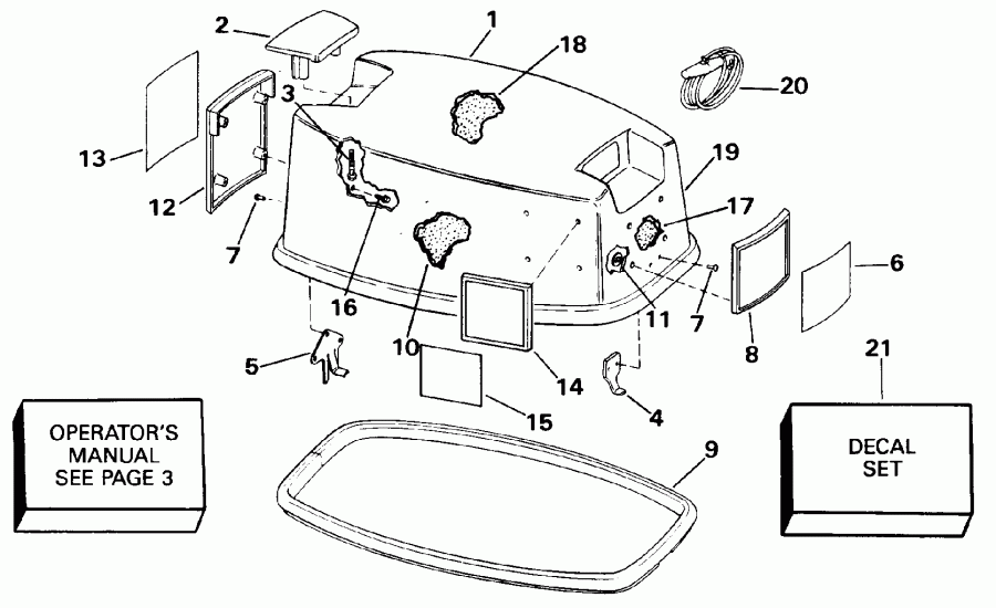 ��������� Evinrude VE30EENR 1992  - Johnson