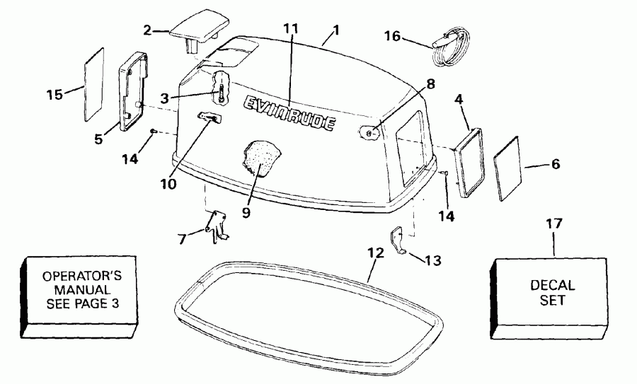 �������� ����� Evinrude VE30ELENR 1992  - Evinrude / Evinrude