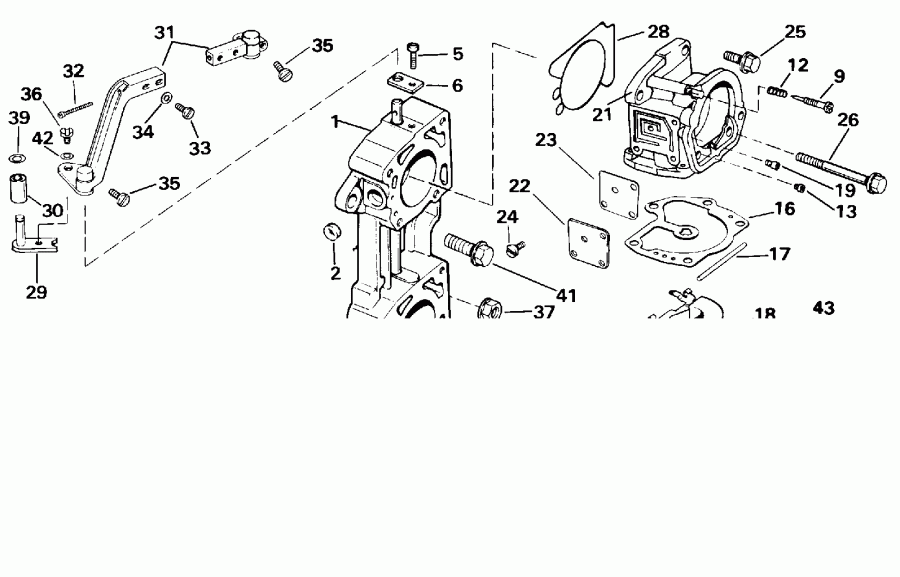 ��������� ��������� EVINRUDE E140TXETF 1993  - 