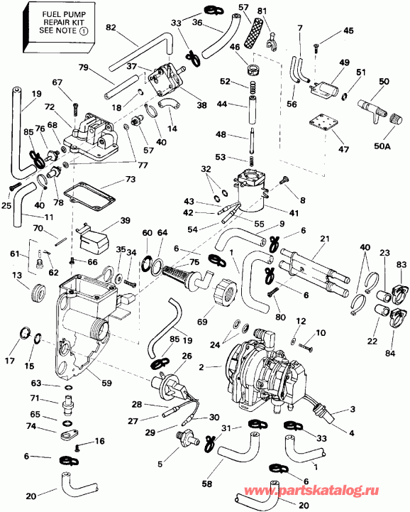   Evinrude E150EXETG 1993  - el  & Components / el Bracket & Components