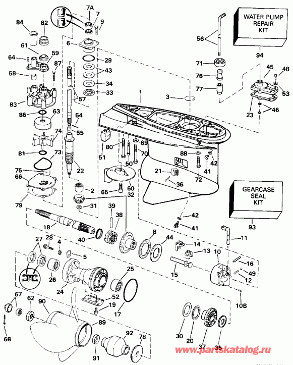   E200TXATF 1993  - Standard Rotation - 25 In. & 30 In. Models /  Rotation - 25  & 30  Models