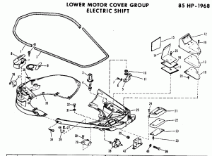   Motor  Gro Electric  (Lower Motor Cover Group Electric Shift)