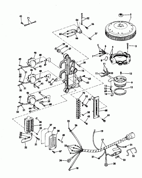  EVINRUDE 65373R 1973  - nition System