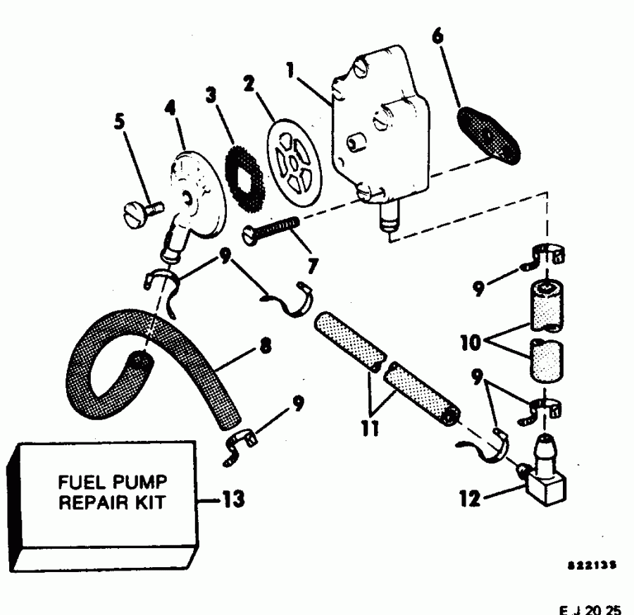    EVINRUDE E25ELCNE 1982  - el  - el Pump