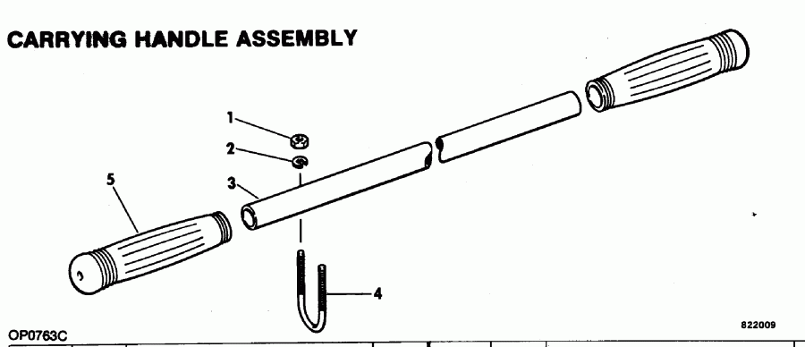   E25RSLS 1983  - rrying Handle Asssembly - rrying Handle Asssembly