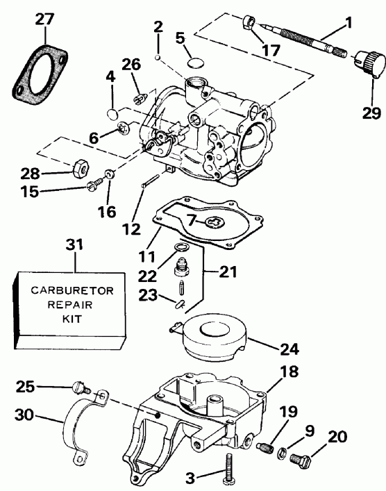   E30TELCCE 1988  - rburetor / rburetor