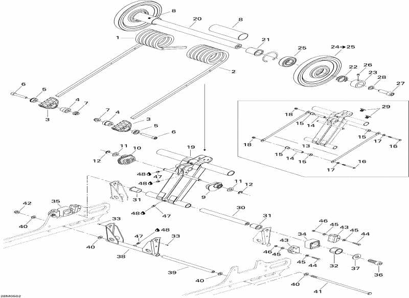  Ski-doo GSX 380F, 2005 - Rear Arm Gsx