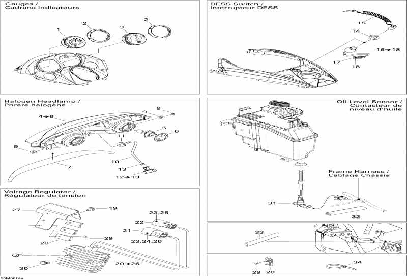 snowmobile  MX Z 800 HO Renegade & Renegade X, 2006  - Electrical Accessories 1