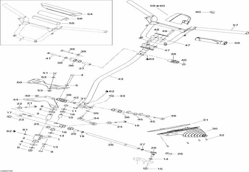  ski-doo GSX 550F, 2007 - Steering System