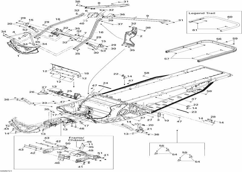  Legend Trail V800, 2007 - Frame And Components