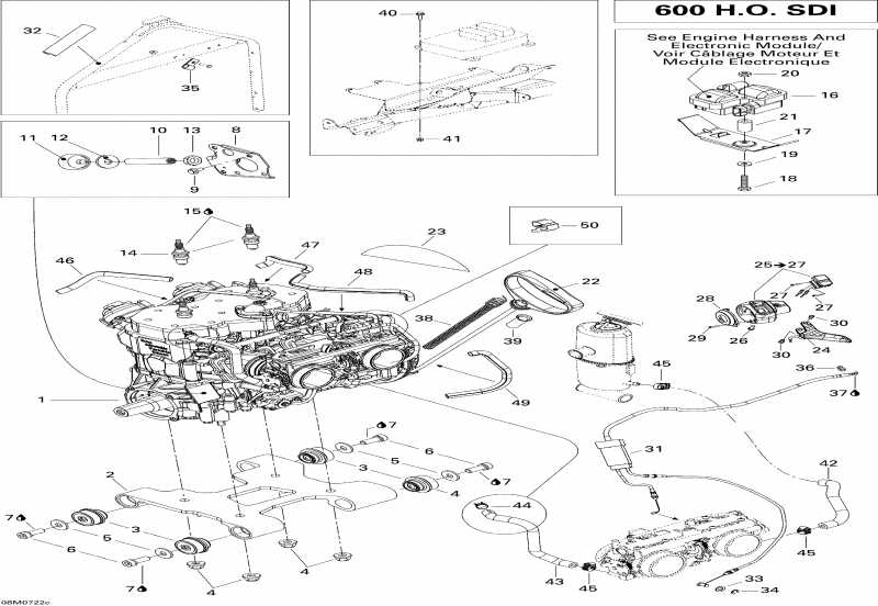 SKIDOO MX Z X 600 HO SDI, 2007  -  X, Blizzard