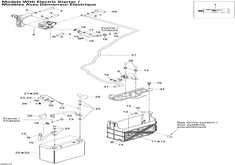  ski-doo MX Z X 800 HO PTEK, 2007  - Battery  