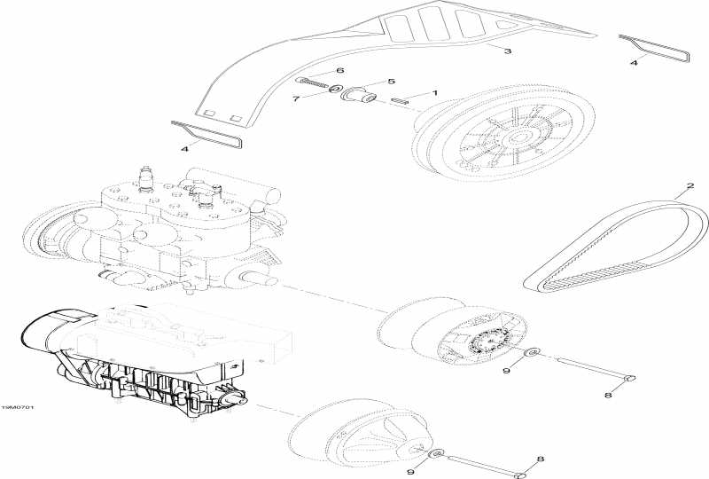 Ski Doo -  System 550f Suv