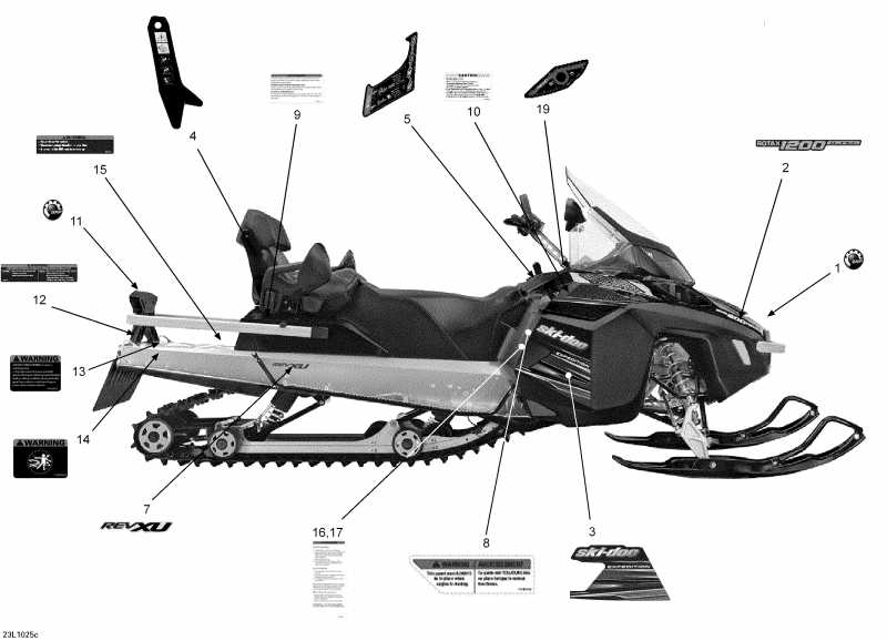  Skidoo Expedition TUV SE 1200 REV-XU, 2010 -  Se