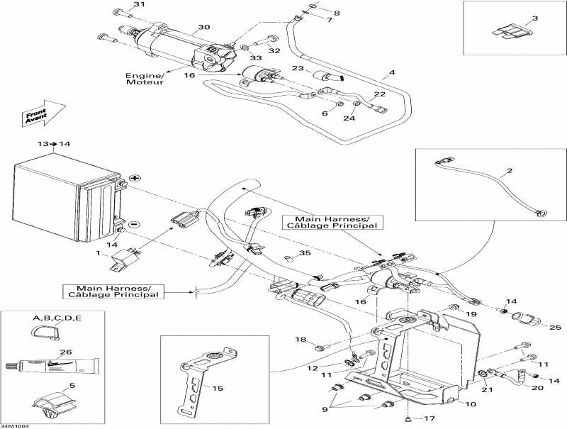   MX Z X 800R ETEC, 2010  - Battery  