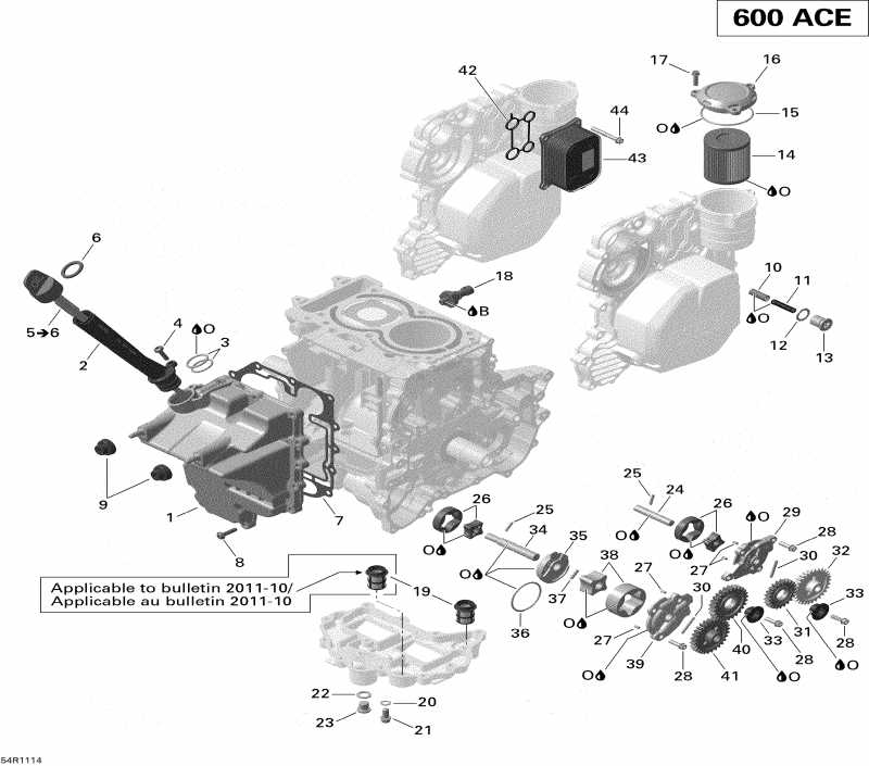 Renegade Sport 600ACE, 2011 - Engine Lubrication Renegade