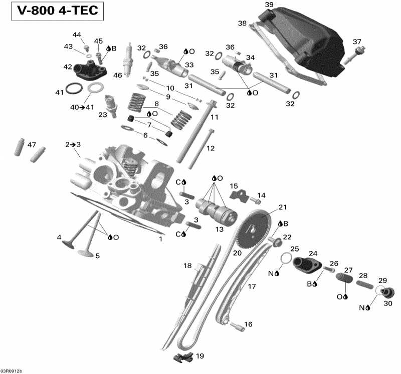 �������� BRP Skandic SWT V800 YetiII, 2011 - Cylinder Head, Rear