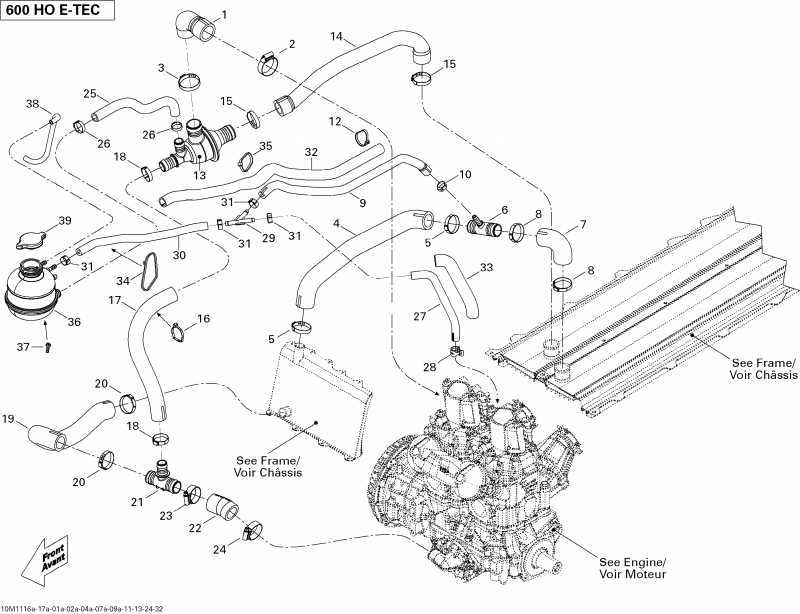 snowmobile ski-doo Tundra Xtreme 600HO ETEC XP-LTS, 2011 -  System