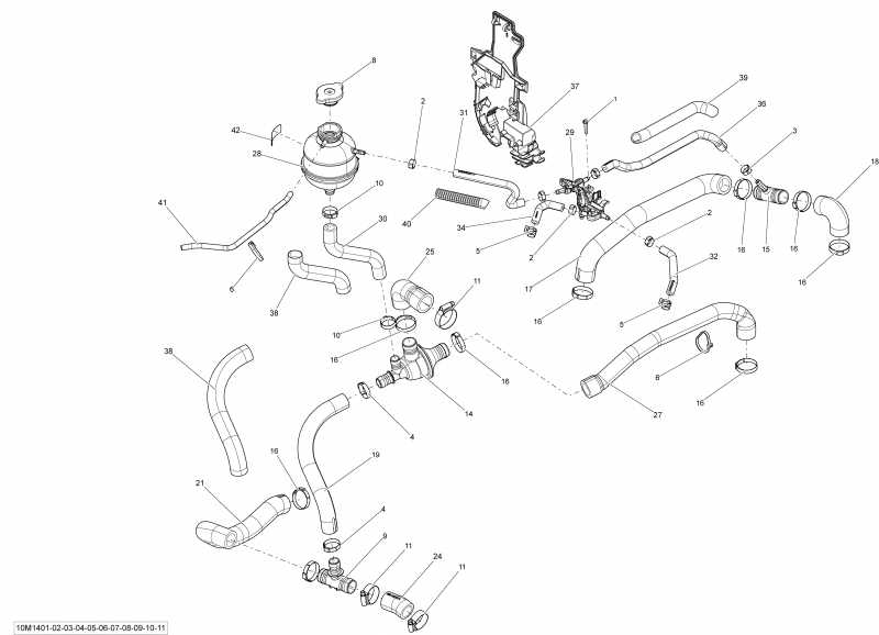  SkiDoo  GSX LE 600HOE XS, 2014 -  System