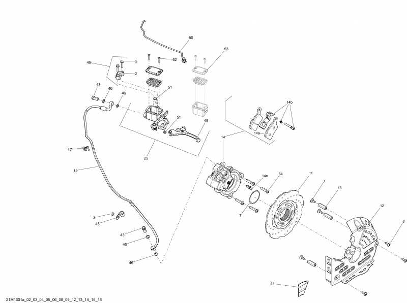  Skidoo TUNDRA - LT-Sport_4-STROKE, 2016 - Brakes