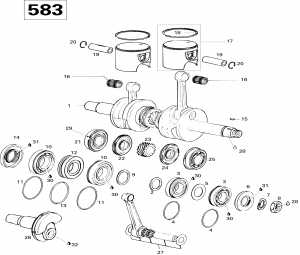 01-    583 (01- Crankshaft And Pistons 583)